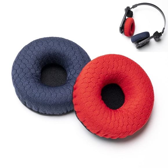 Almohadillas de espuma premium Voarmaks compatibles con auriculares Koss Porta Pro PP KSC35 KSC75 KSC55 (azul/rojo)
