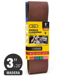Sia - Banda Lija Madera (Pack 2 Unid.) - 3 X 24 #120 - Wood 2920