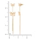 thumbnail image 3 of Aros Jessica Simpson Butterfly Drop Goldtone Mujer, 3 of 3