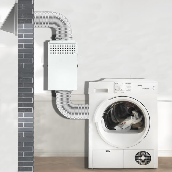 Kit De Ventilación Para Secadora 3 En 1 De Acero Galvanizado De 4