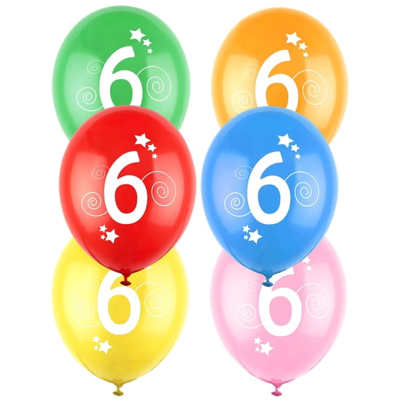 Balloons Funny Fashion Latex #6, colores surtidos, 12 unidades