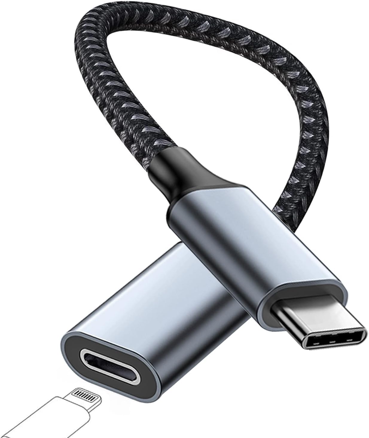 Adaptador De Audio Usb C A Lightning Uwoxx Para Iphone 15 Pro Max