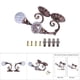 thumbnail image 5 of 2 ganchos para sujetar cortinas de cristal, de metal, color bronce rojo, 5 of 6