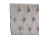 thumbnail image 2 of Respaldo Elegante Super King Capitone 200x60 Cm Gris Claro Lino, 2 of 3