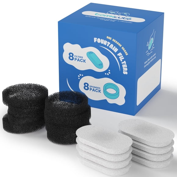 Filtros para fuente de agua tomxcute - Set de 4 meses