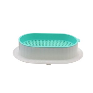 Ioensy - Contenedor De Germinación De Bandeja De Semillas Para Plantación De Plántulas, Invernadero, Hogar, Blanco, Verde