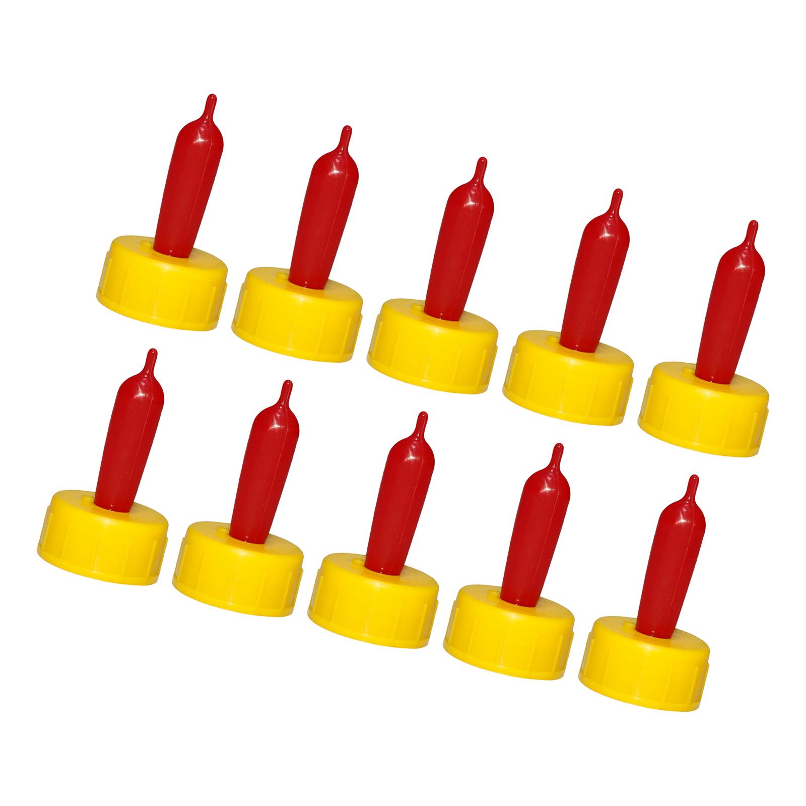 Ioensy - 10/Set De Pezón De Leche De Cabra De Cordero, Pezón De Bebida De Leche De Alimentación Para Cabra Lactante