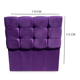 thumbnail image 2 of Cama Plaza y Media Con Respaldo y base de 105 X 190cm Tapizada en Felpa Morado, 2 of 5