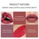 thumbnail image 4 of Set de Labiales Líquidos Mate HANDAIYAN 6 Piezas a Prueba de Agua, 4 of 7