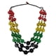 thumbnail image 4 of Collar Bohemio Multicolor Collar De Cuentas De Madera Para Mujer Fiesta 3 Colores, 4 of 5