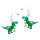 thumbnail image 3 of Lindos Aretes De Pascua, Aretes Colgantes Para Niñas, Adolescentes, Regalos Del Día De San Valentín, Dinosaurio, 3 of 5