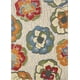 thumbnail image 1 of Area Rugs Kas Rugs Calla 6936 Ivory Flora 100% polipropileno, 1 of 2