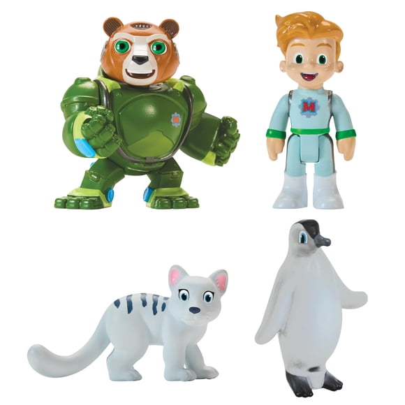 Set de figuras mini Team MekBots Rescate Animal Frost