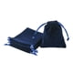 thumbnail image 2 of 10 Piezas Bolsas De Terciopelo Con Cordón Bolsas De Regalo Para Embalaje De Regalo Favores De Boda Azul Oscuro, 2 of 5