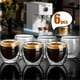 thumbnail image 2 of Set 6 Tazas Espresso Doble Pared 80ml Frio Caliente Sin Asa, 2 of 5