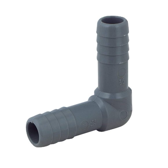 Manguera de montaje PLUMB Deeze UPPE-05, codo de polietileno, 1/2 pulgada