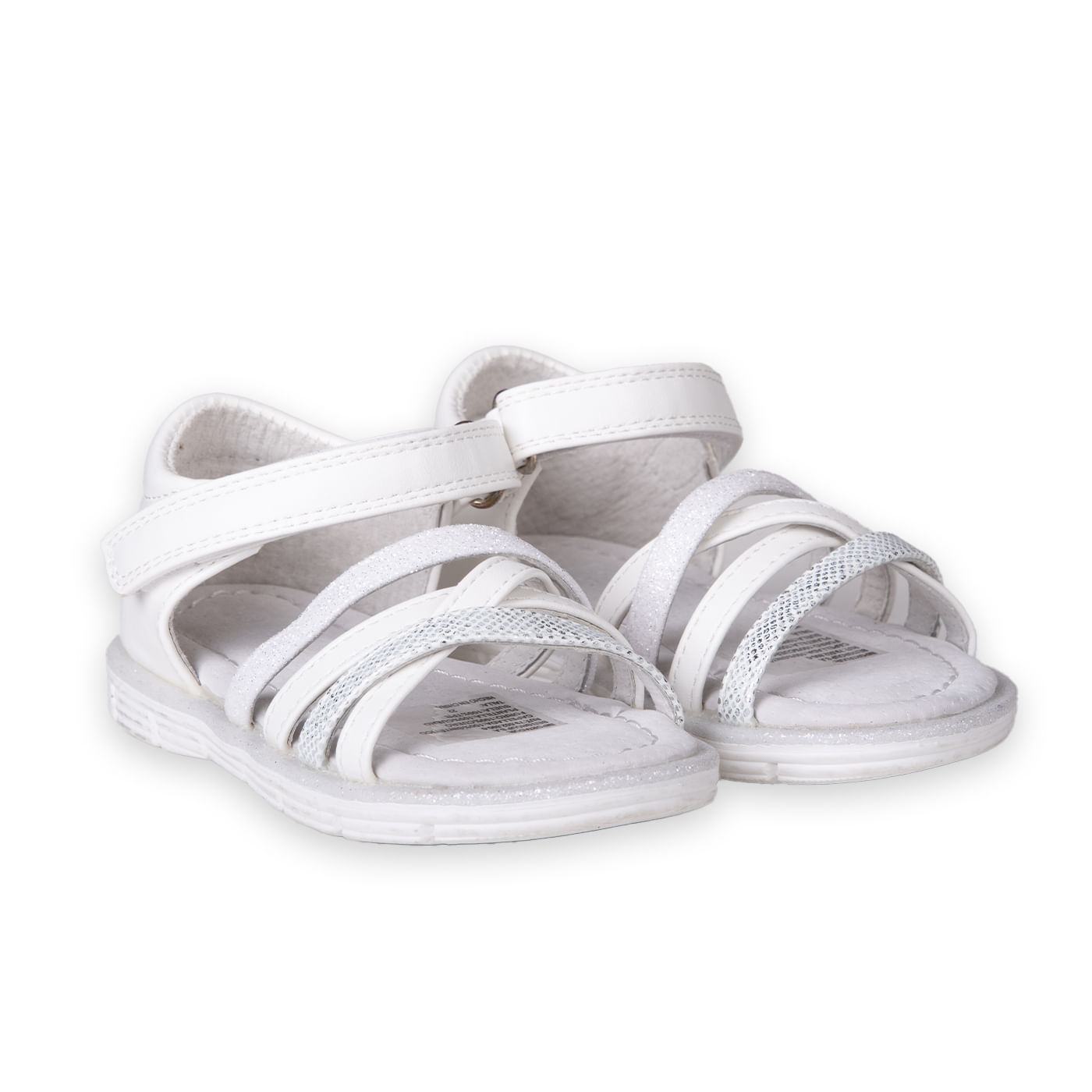 Sandalias Bebé Niña Blanco Pillin
