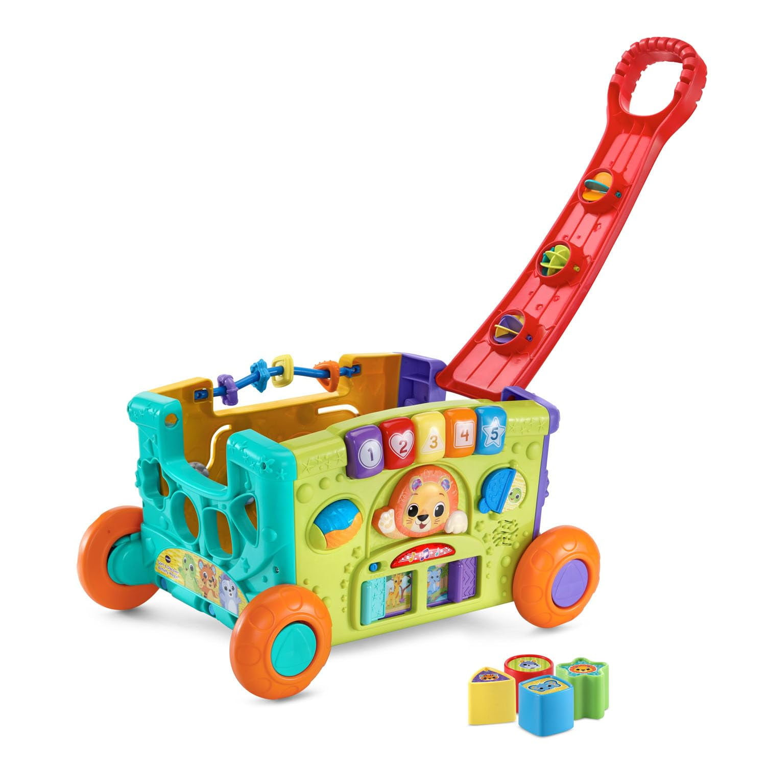 Activity Wagon Vtech Sort And Discover Para Niños Pequeños, Color Rojo