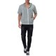 thumbnail image 2 of INSPIRE CHIC Chaquetas con Capucha de Manga Corta para Hombre de Color Sólido con Cremallera M Gris, 2 of 7