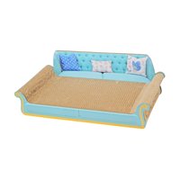 Magideal - Sofá Cama Rascador Para Gatos, Juguete Rascador De Cartón Para El Hogar, Almohadilla Rascadora Para El Hogar, Tablero Rascador Para Que Jueguen Los Ga