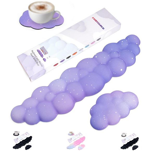 Set de reposamuñecas LJYZMD 43 cm Estrella púrpura