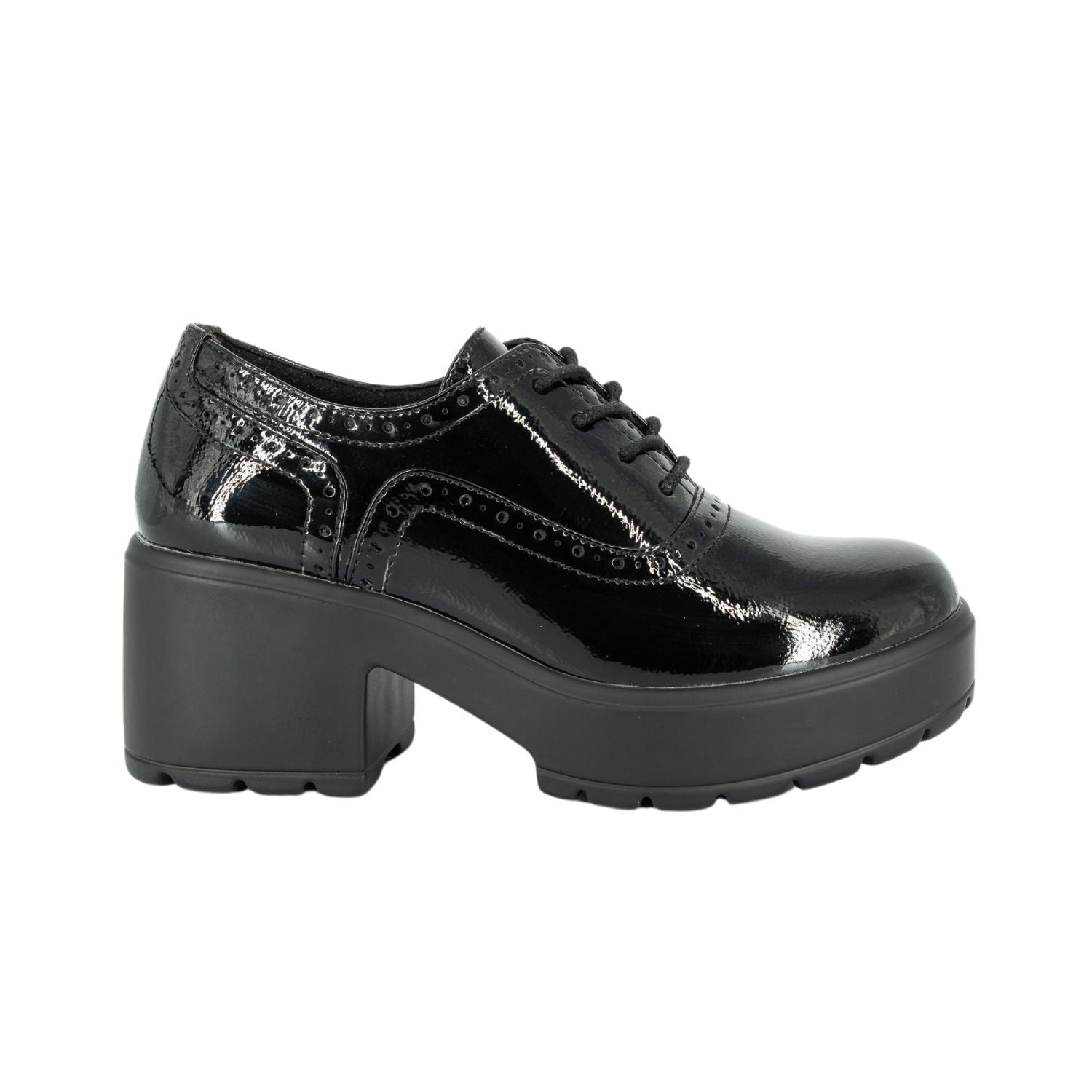 Mocasin Leila Negro Charol Alquimia