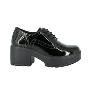 Mocasin Leila Negro Charol Alquimia