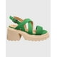 thumbnail image 4 of Sandalia cruzada petate Verde, 4 of 5