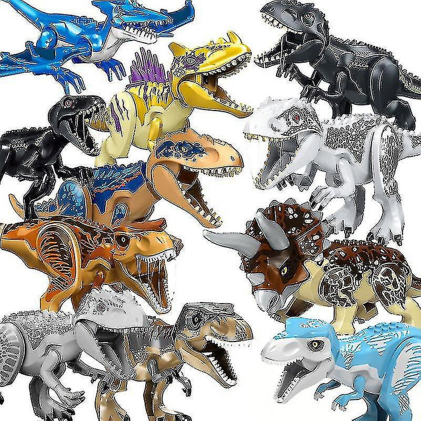 Dinosaurio Jurassic World Building Blocks Juguetes (juego De 20 Piezas) Con Piezas Móviles Toysvill Toysvill