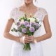 thumbnail image 5 of Flores artificiales N&T NIETING rosas moradas x25 con tallo, 5 of 8