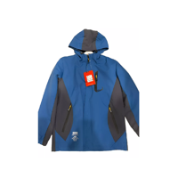 Genérico - Chaqueta Cortaviento Deportiva Ultra Liviana Micropolar Azul Marino, Talla Xxl