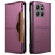 thumbnail image 1 of Funda Billetera para [Motorola Moto G17] Tarjetero Magnético Soporte Morado, 1 of 6