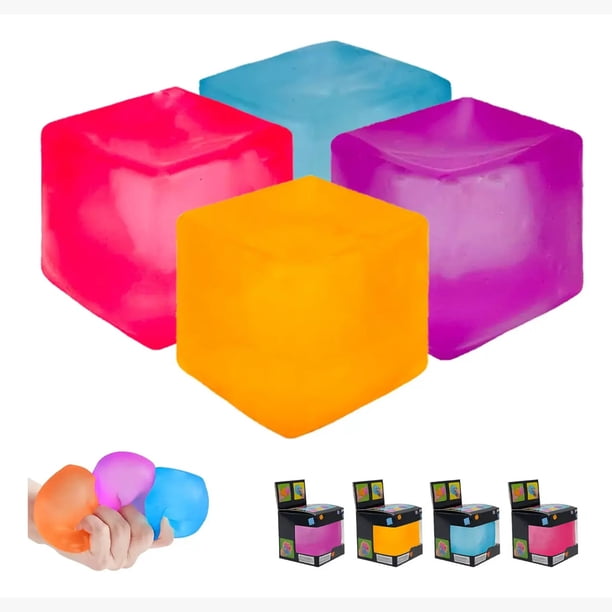 Cube Squeeze Juguetes Antiestrés - Cubos Sensoriales De Colores Para Aliviar La Ansiedad Relajación Y Concentración Ideal Para Niños Adultos Y Personas Con Autismo