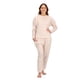 thumbnail image 1 of Pijama largo Beige Talla XXL Mujer, 1 of 3