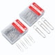 thumbnail image 1 of Clips para papel Aksiko, 220 piezas con caja de almacenamiento (1.3 cm y 5 cm), 1 of 6