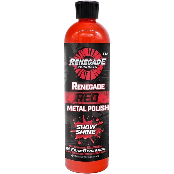 Pulidor de metal Renegade Products líquido rojo para autos 355 ml