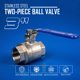 thumbnail image 2 of Válvula de bola Midline Valve de paso completo de 3" en acero inoxidable 316, 2 of 9