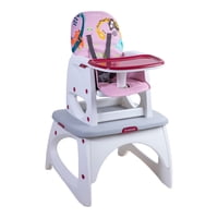 Bebesit - Silla De Comer Escritorio Balancin Eat&Swing Rosada