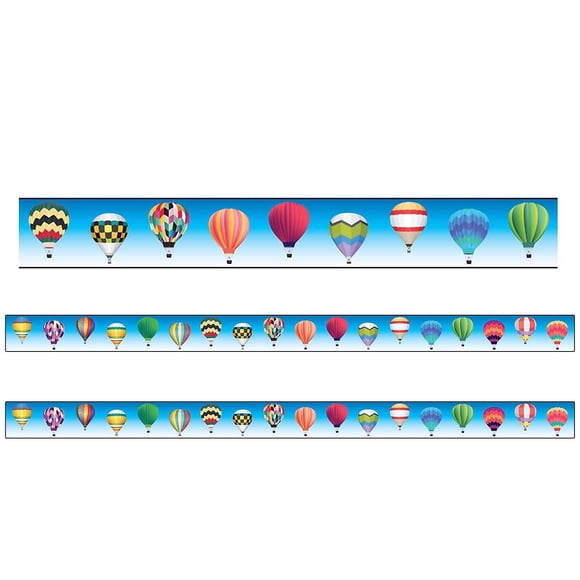 Globo aerostático Charles Leonard con borde magnético, 24 x 3,8 cm, 2 paquetes