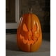 thumbnail image 3 of Calabaza grande HW1030 de Xodus Innovations con luz LED de 15 pulgadas, funciona con pilas, para interiores y exteriores, temporizador diario de 8 horas, para Halloween y Acción de Gracias, 3 of 3