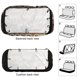 thumbnail image 3 of Chica Chismosa-theme Car Rear Seat Covers Back Elastic Flexible Car Seat Covers Decorative Fits Most Cars 120x59x76cm, 3 of 6