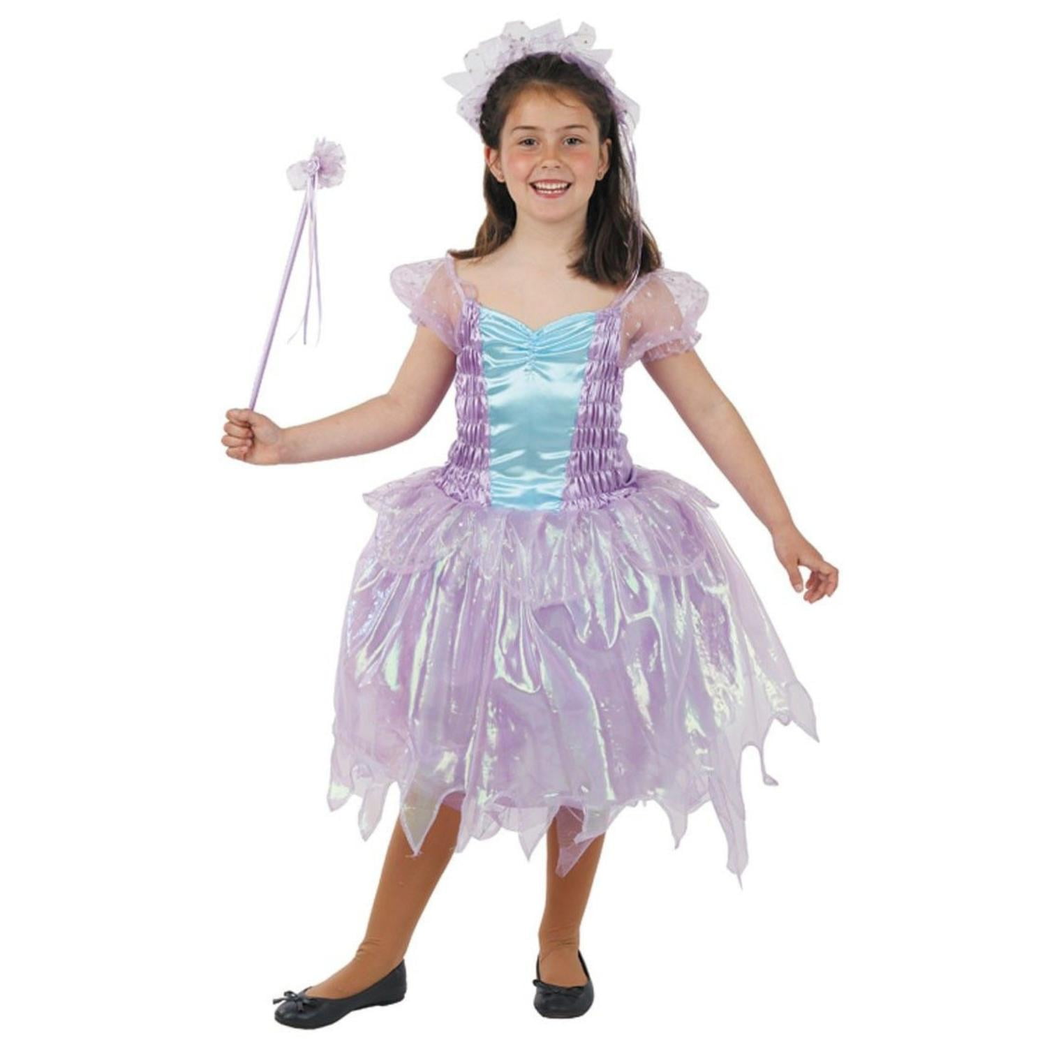 Carnaval - Disfraz Niña Fibra Optica Hada 4 Años Violeta