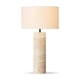 thumbnail image 1 of Lampara de Mesa Piedra Nordica Crema Grande, 1 of 6