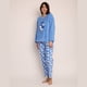 thumbnail image 2 of Pijama coralfleece bordado corazones 261550 - L, 2 of 2