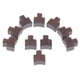 thumbnail image 1 of Juego de escobillas de carbón 10x Reemplazo de escobillas de carbón Piezas de repuesto compatibles reemplazables para piezas de repuesto de accesorios, 1 of 5