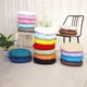 thumbnail image 4 of suxuMhao Cojín de Asiento Circular, 2 Packs de Cojín Redondo para Asiento de Silla, Cojín de Lino-algodón para Silla de Escritorio, 18 Pulgadas de Diámetro x 3.5 Pulgadas de Altura, Amarillo, 4 of 4