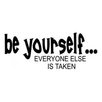 Rienda Libre Graphics - Decomural Be Yourself Inspirational Ws-17054