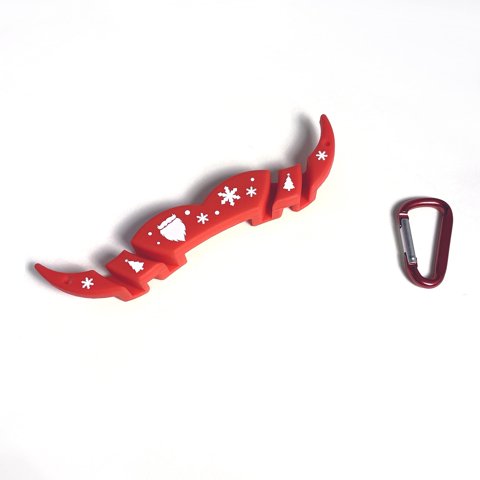 Protector De Bigote The Moguard Rojo Navidad Para Cerveza Y