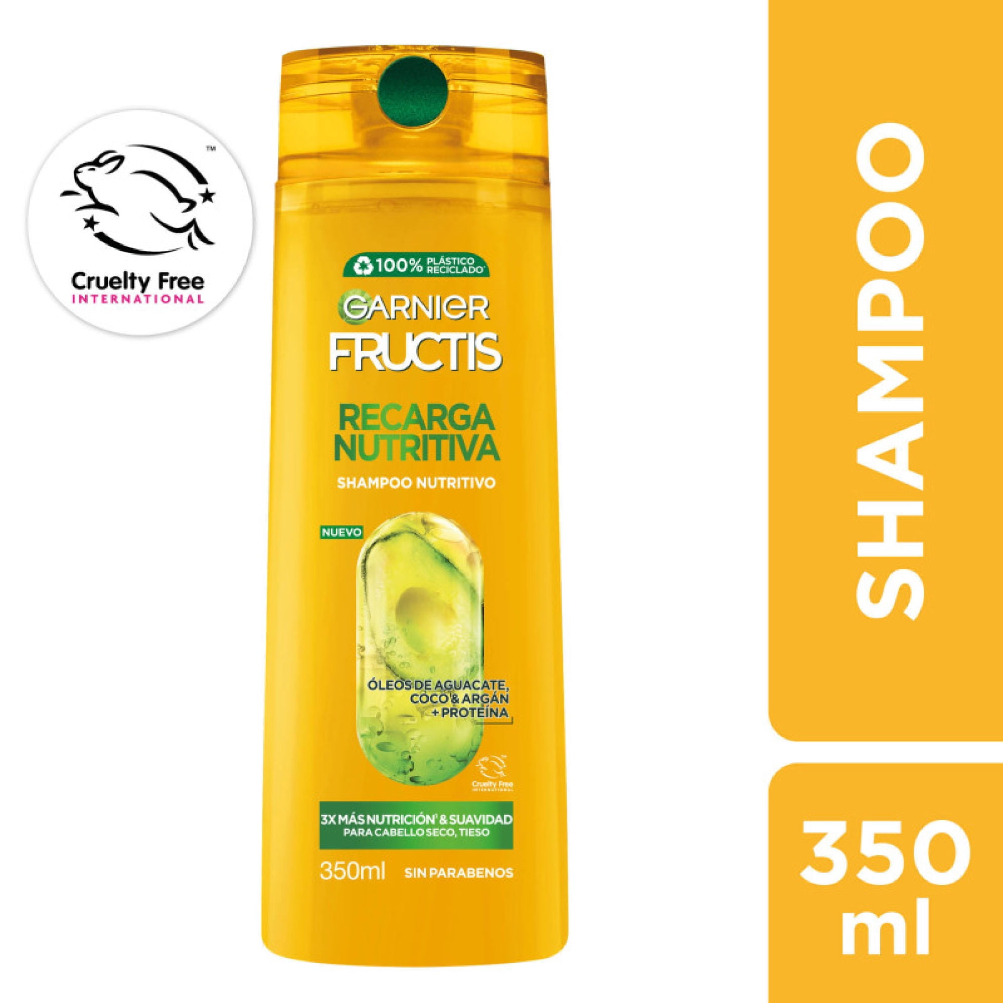 Shampoo Fructis Fortificante Oil Repair Botella