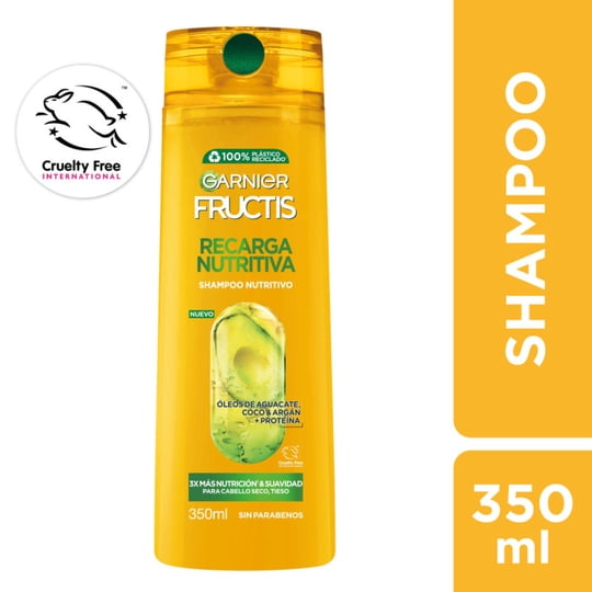 Shampoo Fructis Fortificante Oil Repair Botella